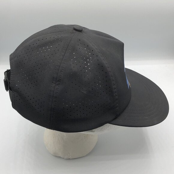 REI Co-op Strapback Trucker Hat Black One Size Mesh Back Adjustable Cap - Picture 6 of 12